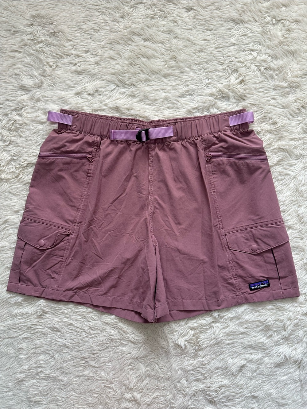 Patagonia Shorts Women’s Outdoor Everyday 4” Short Athletic Hiking Gorpcore Sz L - Picture 2 of 11